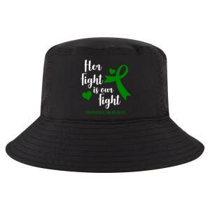 Her Fight Is Our Fight Lymphoma Awareness Cool Comfort Performance Bucket Hat