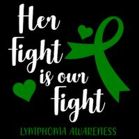 Her Fight Is Our Fight Lymphoma Awareness Cooling Performance Crew T-Shirt