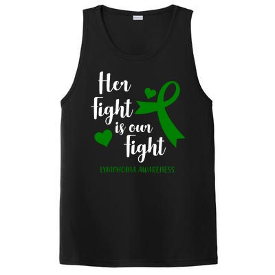 Her Fight Is Our Fight Lymphoma Awareness PosiCharge Competitor Tank