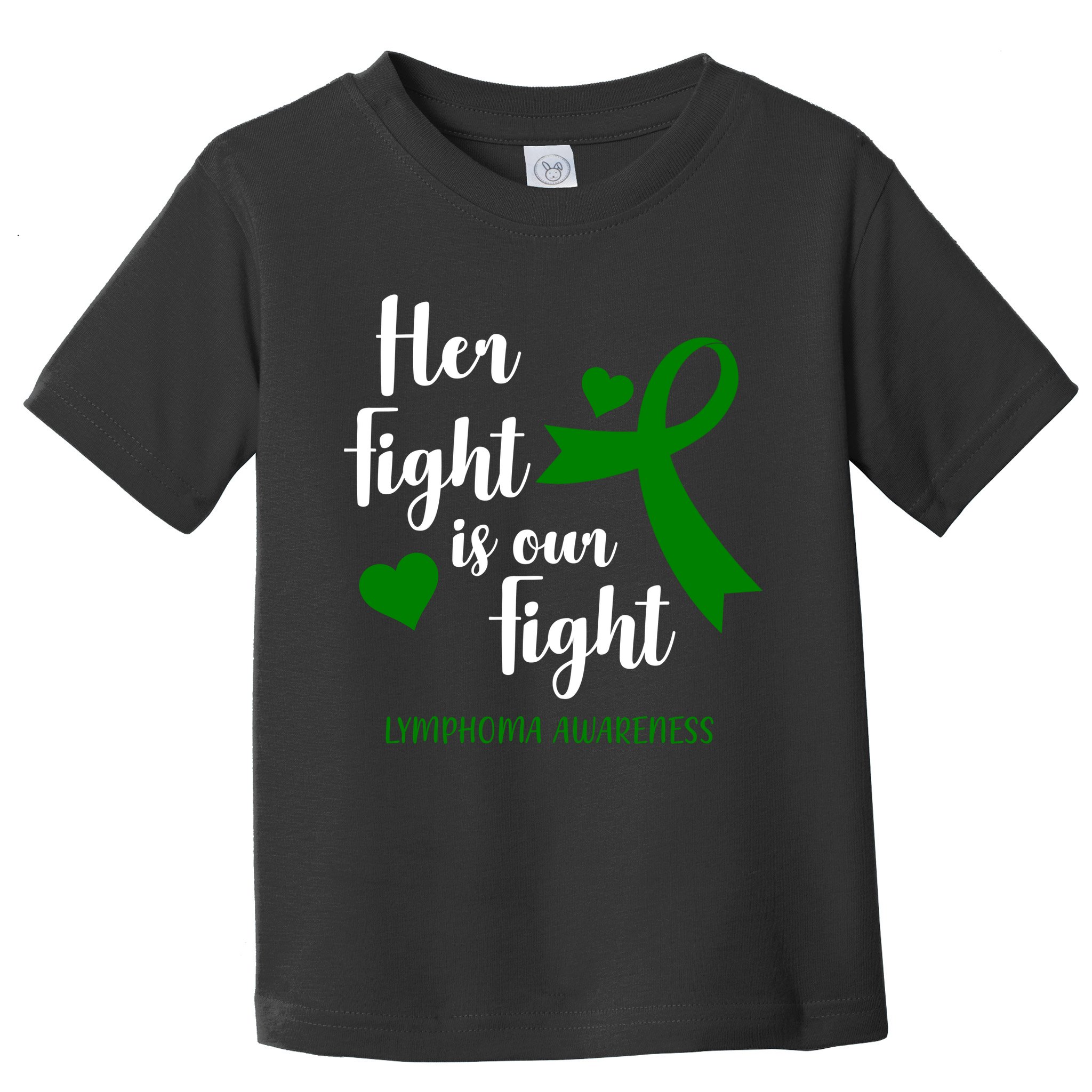 Her Fight Is Our Fight Lymphoma Awareness Toddler T-Shirt