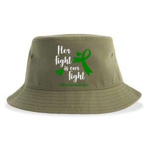 Her Fight Is Our Fight Lymphoma Awareness Sustainable Bucket Hat