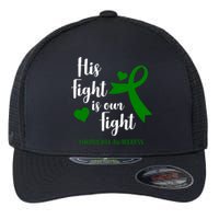 His Fight Is Our Fight Lymphoma Awareness Flexfit Unipanel Trucker Cap