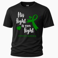 His Fight Is Our Fight Lymphoma Awareness Cooling Performance Crew T-Shirt