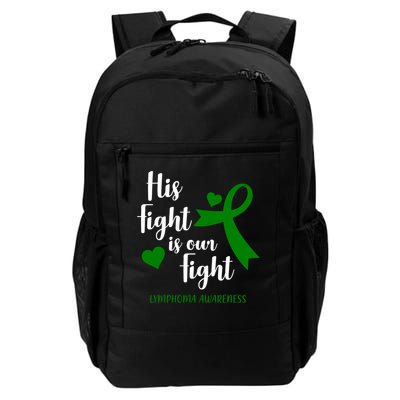 His Fight Is Our Fight Lymphoma Awareness Backpack
