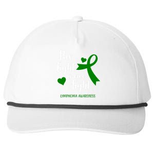 His Fight Is Our Fight Lymphoma Awareness Snapback Five-Panel Rope Hat