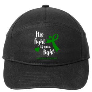 His Fight Is Our Fight Lymphoma Awareness 7-Panel Snapback Hat