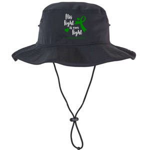 His Fight Is Our Fight Lymphoma Awareness Legacy Cool Fit Booney Bucket Hat