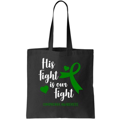 His Fight Is Our Fight Lymphoma Awareness Bag