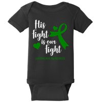 His Fight Is Our Fight Lymphoma Awareness Baby Bodysuit