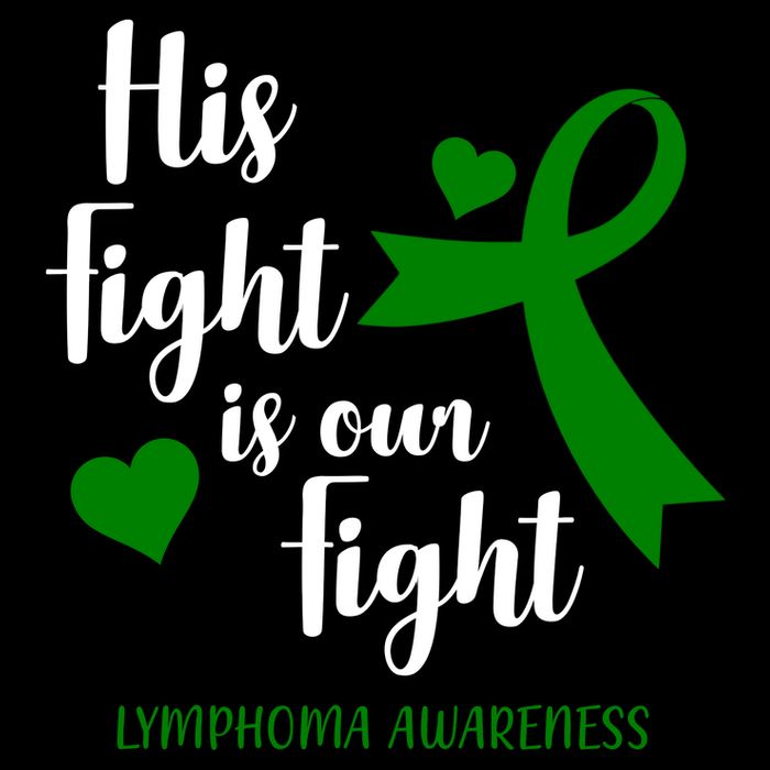 His Fight Is Our Fight Lymphoma Awareness Baby Bodysuit