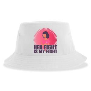 Her Fight Is My Fight Breast Cancer Awareness Sustainable Bucket Hat