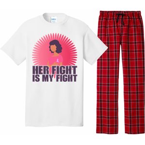 Her Fight Is My Fight Breast Cancer Awareness Pajama Set