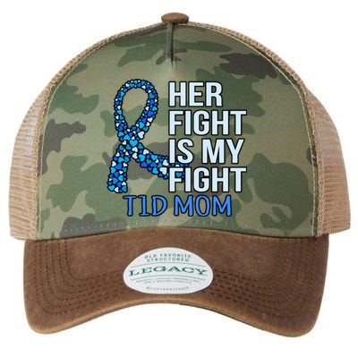 Her Fight Is My Fight Diabetes Awareness Diabetic Graphic Cool Gift Legacy Tie Dye Trucker Hat