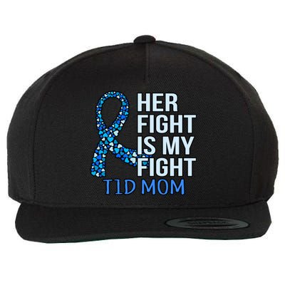 Her Fight Is My Fight Diabetes Awareness Diabetic Graphic Cool Gift Wool Snapback Cap