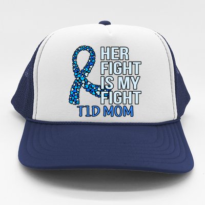 Her Fight Is My Fight Diabetes Awareness Diabetic Graphic Cool Gift Trucker Hat