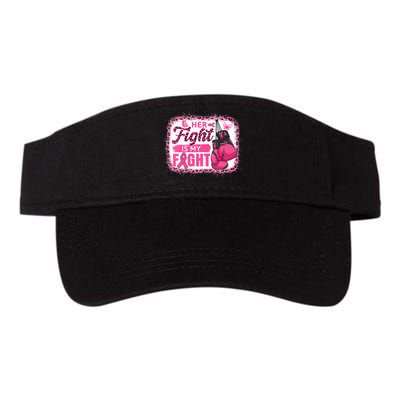 Her Fight Is My Fight Breast Cancer Awareness Boxing Gloves Visor