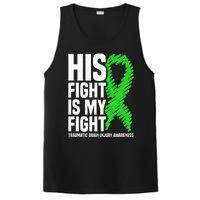 His Fight Is My Fight Traumatic Brain Injury Awareness PosiCharge Competitor Tank