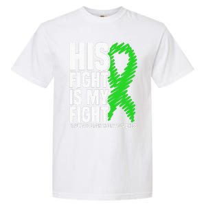 His Fight Is My Fight Traumatic Brain Injury Awareness Garment-Dyed Heavyweight T-Shirt