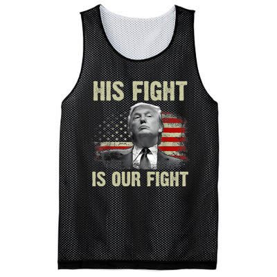 His Fight Is Our Fight Trump 2024 Mesh Reversible Basketball Jersey Tank