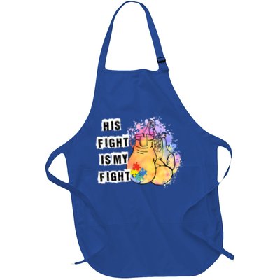 His Fight Is My Fight Autism Awareness Cool Gift Apron