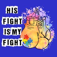 His Fight Is My Fight Autism Awareness Cool Gift Visor