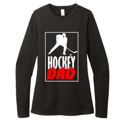 Hockey Father Ice Hockey Dad Great Gift Womens CVC Long Sleeve Shirt