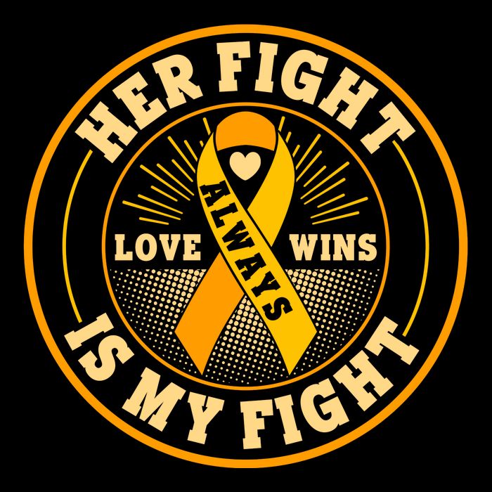 Her Fight Is My Fight Love Always Wins Emblem Flatbill Hat