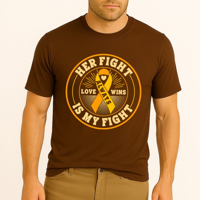 Her Fight Is My Fight Love Always Wins Emblem Cooling Performance Crew T-Shirt
