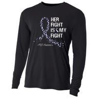 Her Fight Is My Fight ALS Awareness Cooling Performance Long Sleeve Crew