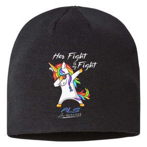 Her Fight Is My Fight ALS Awareness Sustainable Beanie