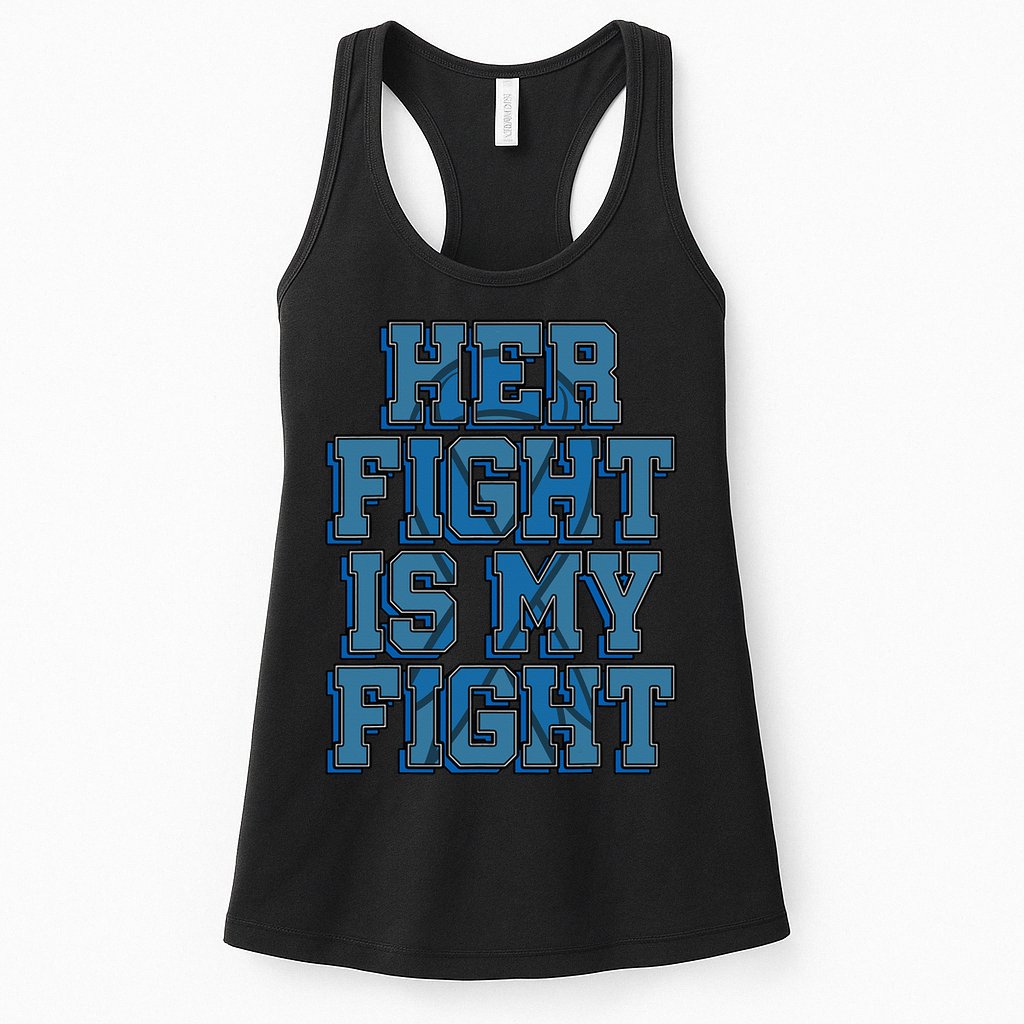 Her Fight Is My Fight ALS Lou Gehrig's Disease MND Idea Womens Tank Top
