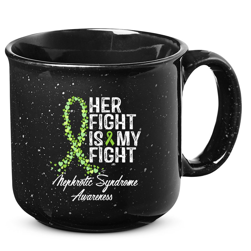 Her Fight Is My Fight Nephrotic Syndrome Awareness 15oz Campfire Ceramic Mug