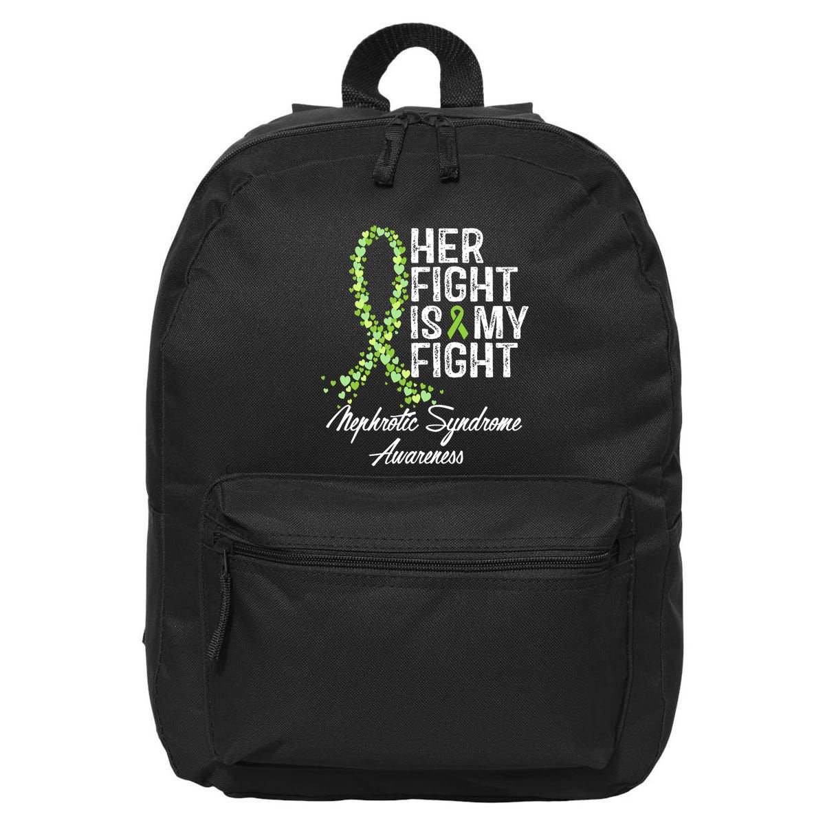 Her Fight Is My Fight Nephrotic Syndrome Awareness 16 in Basic Backpack