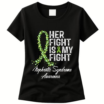 Her Fight Is My Fight Nephrotic Syndrome Awareness Womens T-Shirt