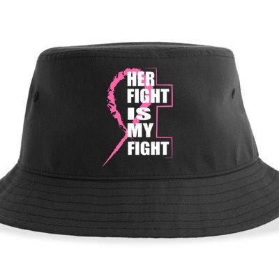 Her Fight Is My Fight Breast Cancer Sustainable Bucket Hat