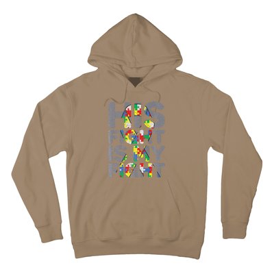 His Fight Is My Fight Autism Awareness Hoodie