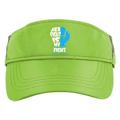 Her Fight Is My Fight T1D Mom Type 1 Diabetes Awareness Adult Drive Performance Visor