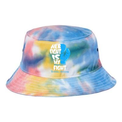 Her Fight Is My Fight T1D Mom Type 1 Diabetes Awareness Tie Dye Newport Bucket Hat