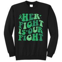 Her Fight Is Our Fight Liver Cancer Support Squad Sweatshirt