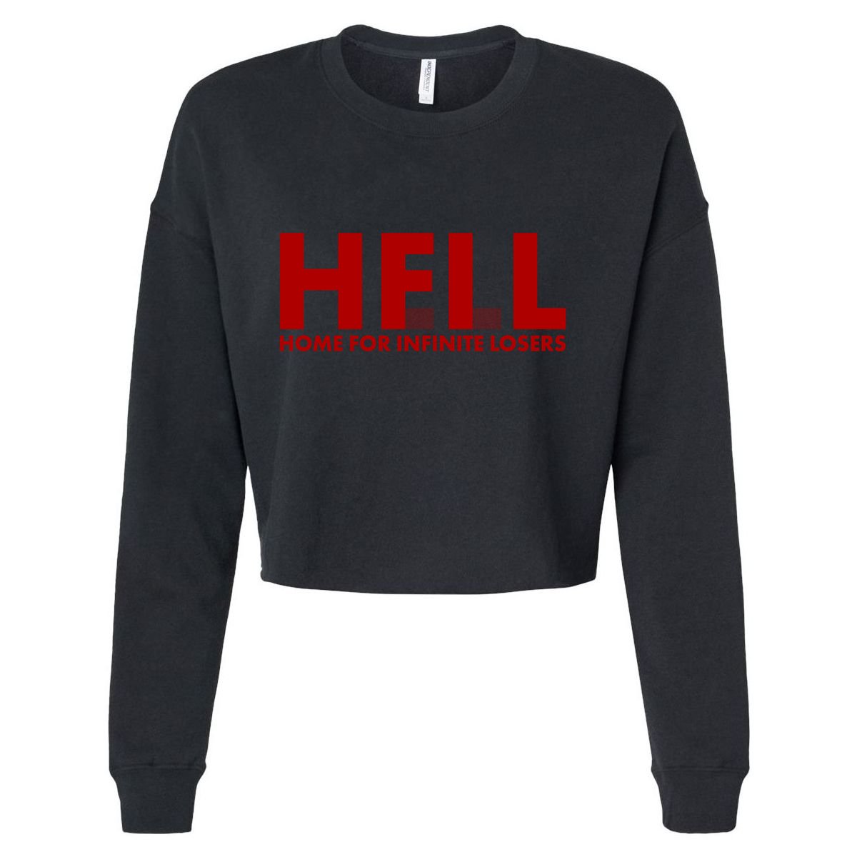 HFIL Home For Infinite Losers Hell Cropped Pullover Crew