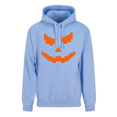 Halloween Funny Jack O Lantern Pumpkin Evil Smile Pixel Game Gift Unisex Surf Hoodie