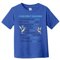 Hummingbirds Faith Jesus I Can Imagine Christian Religious Toddler T-Shirt