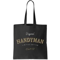 Handyman Funny Job Title Profession Birthday Worker Tote Bag