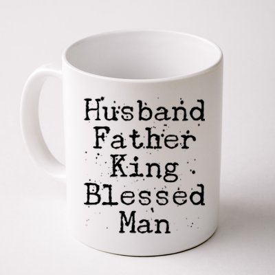 Husband Father King Blessed Man Coffee Mug