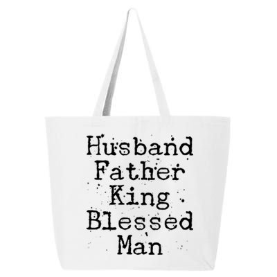 Husband Father King Blessed Man 25L Jumbo Tote