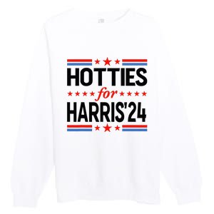 Hotties For Kamala Harris 2024 Premium Crewneck Sweatshirt