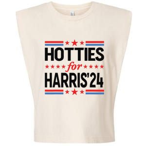 Hotties For Kamala Harris 2024 Garment-Dyed Women's Muscle Tee