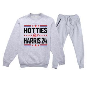 Hotties For Kamala Harris 2024 Premium Crewneck Sweatsuit Set