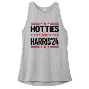 Hotties For Kamala Harris 2024 Ladies PosiCharge Tri-Blend Wicking Tank