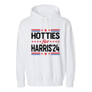 Hotties For Kamala Harris 2024 Garment-Dyed Fleece Hoodie